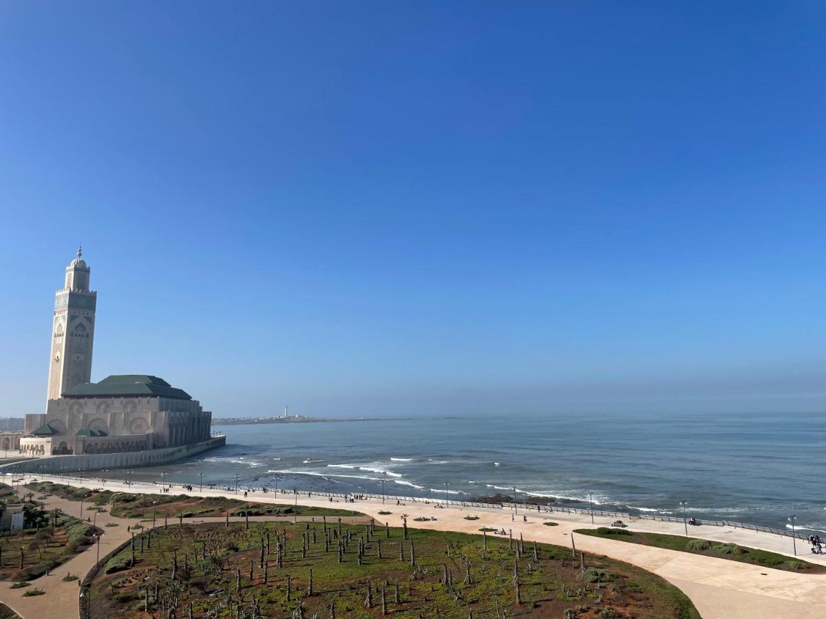カサブランカMarina Casa Del Mar - Amazing Sea & Mosque Viewsアパートメント エクステリア 写真